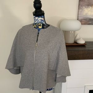 COS grey wool cape Jacket